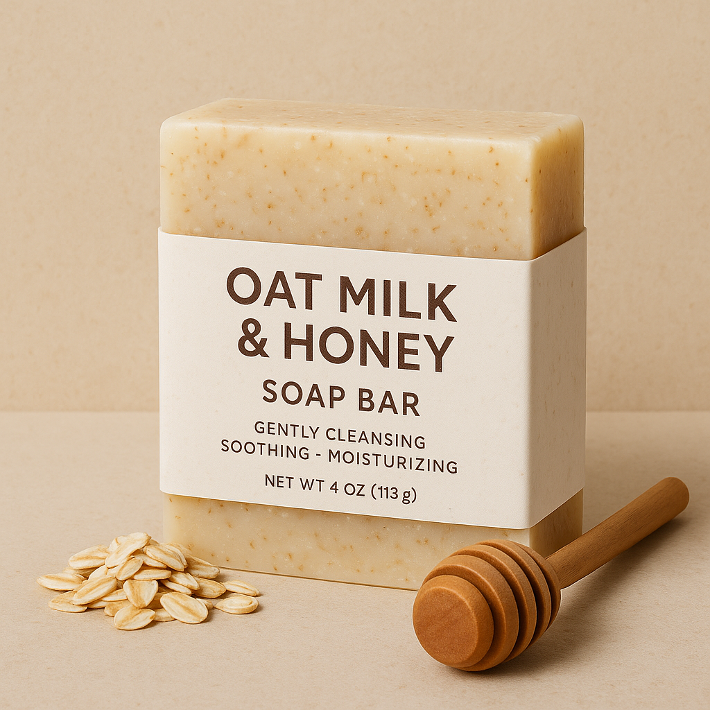 Oat Milk and Honey Soap Bar