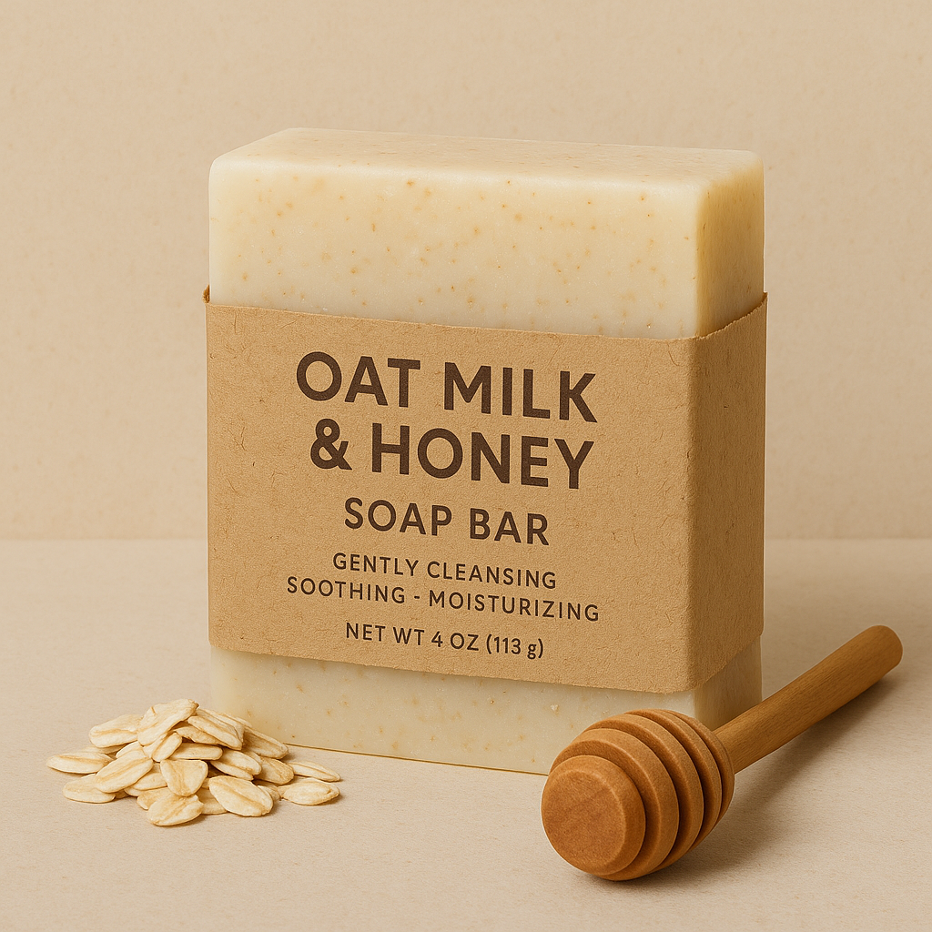 Oat Milk and Honey Soap Bar